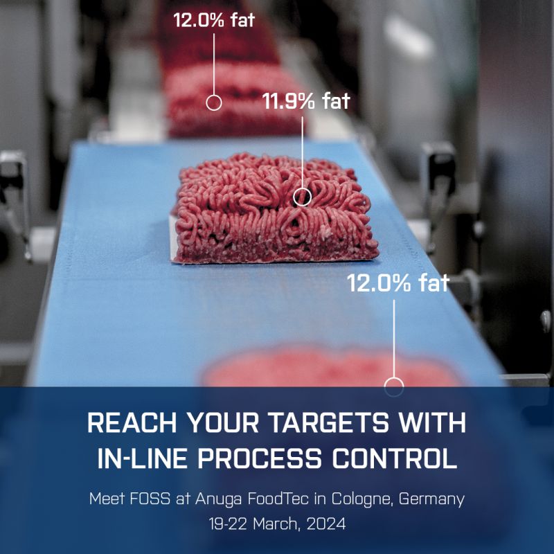 FOSS_Americas's tweet image. Are you looking for new ways to make the most of raw materials, produce closer to target and increase profit but don’t have space for an automated, in-line process control solution? Learn more at fossanalytics.com/en/LandingPage… #anugafoodtec #meatanalysis #profit #flexibility #accuracy