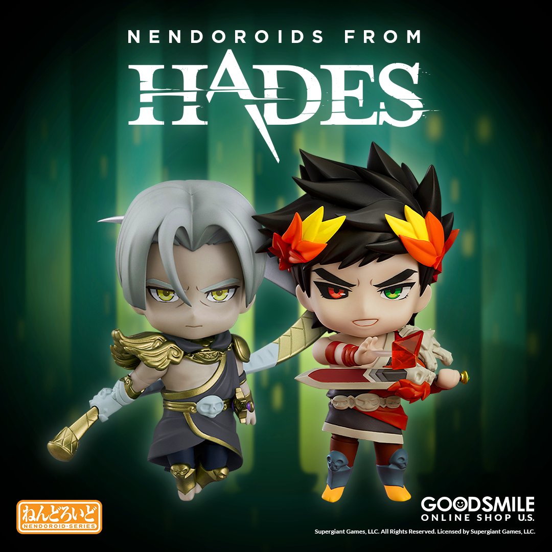 Nendoroids of Zagreus and Thanatos from Hades are available now from GOODSMILE ONLINE SHOP US! Pick up a troublemaker and someone to clean up his mess today! Shop: s.goodsmile.link/gOQ #Hades #Goodsmile