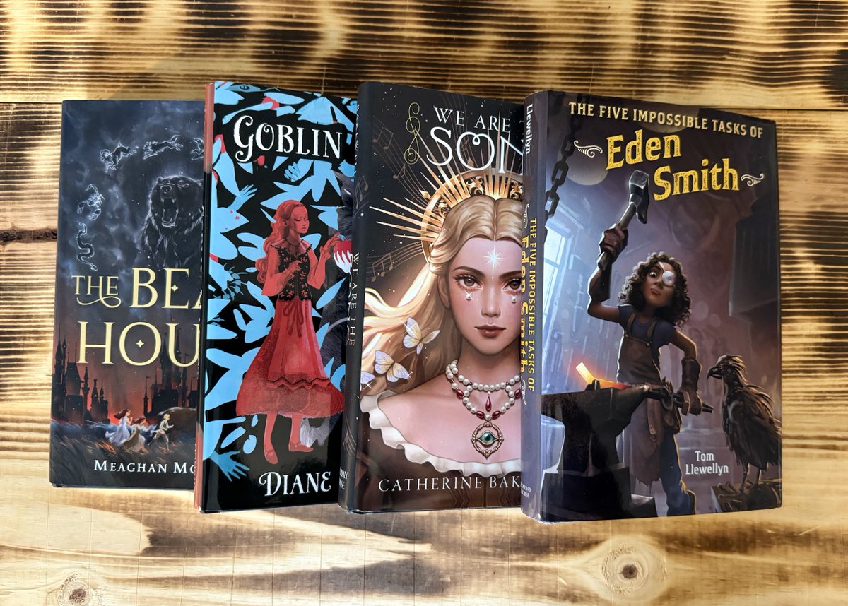 HolidayHouseBks's tweet photo. Are you looking for more #mglit fantasy to add to your TBR? From a secret society of metalworkers to a gritty medieval world to magical music and goblins, we have some recommendations for this #MidWeekMiddleGrade! https://t.co/6lydn1PHdL