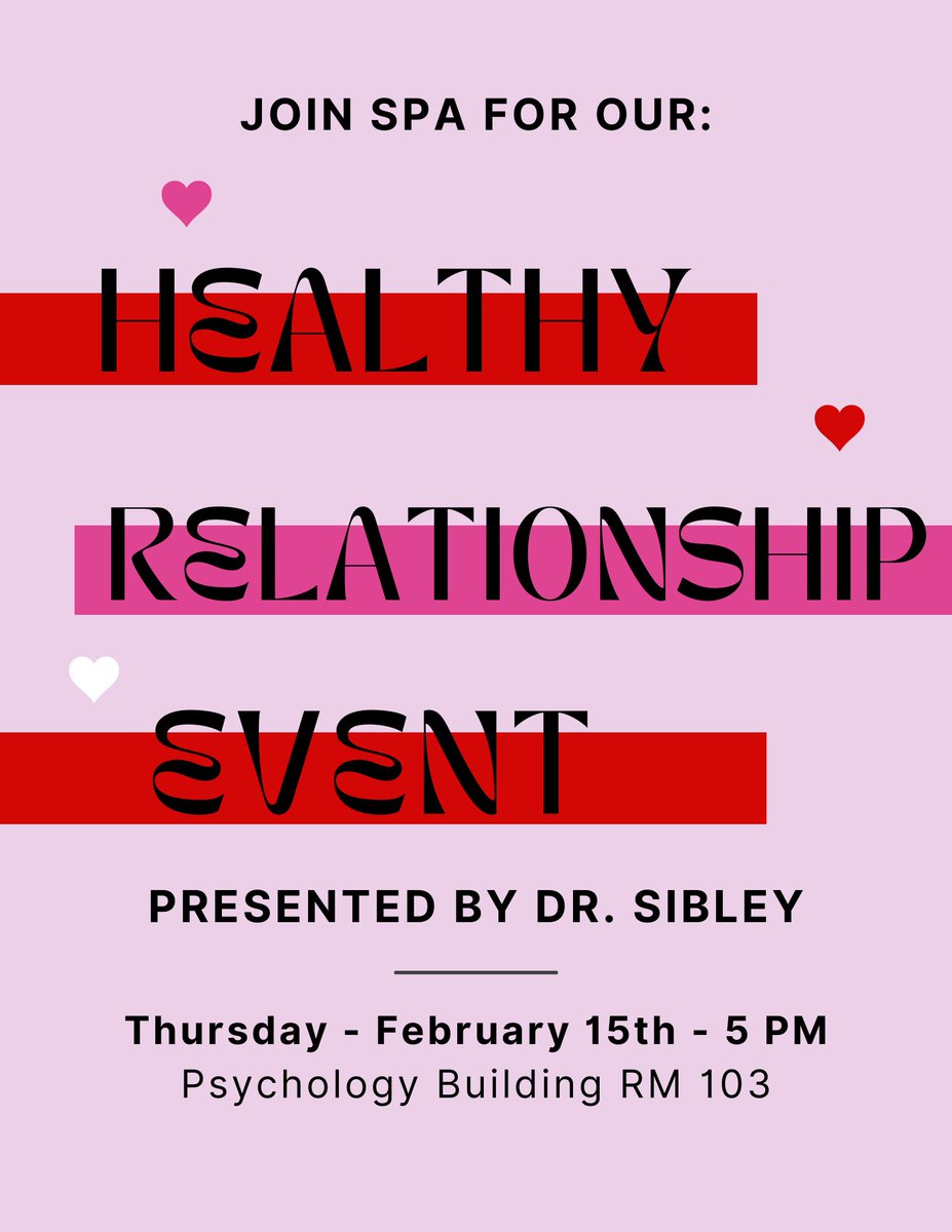 Happy Valentine’s Day, everyone! Please check out this great event hosted by our SPA tomorrow. All students are welcome!
Also, today, NIU remembers five students lost in a shooting in 2008. Consider joining us in a moment of reflection at 3:06 p.m.