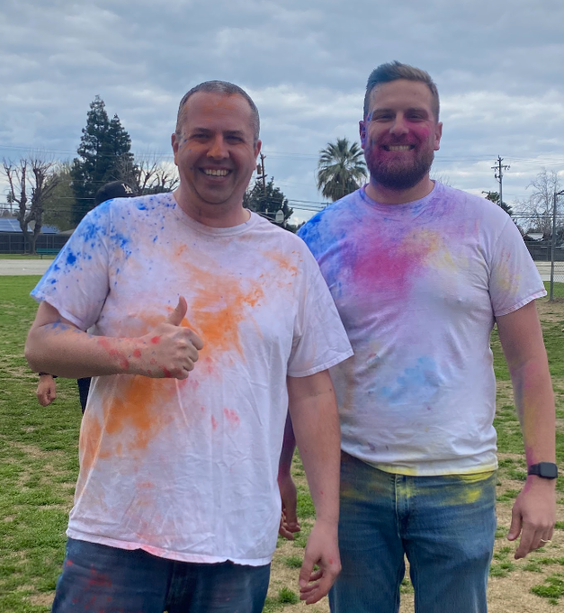 Exciting times at Van Horn! Principal Boesch &amp; Assistant Principal Tibbits teamed up for our APEX Fun Run Fundraiser! It was a day of fun, fitness, and community spirit! 🎉 #ColorRun #Fundraiser #CommunityUnity #apex #wearepbv