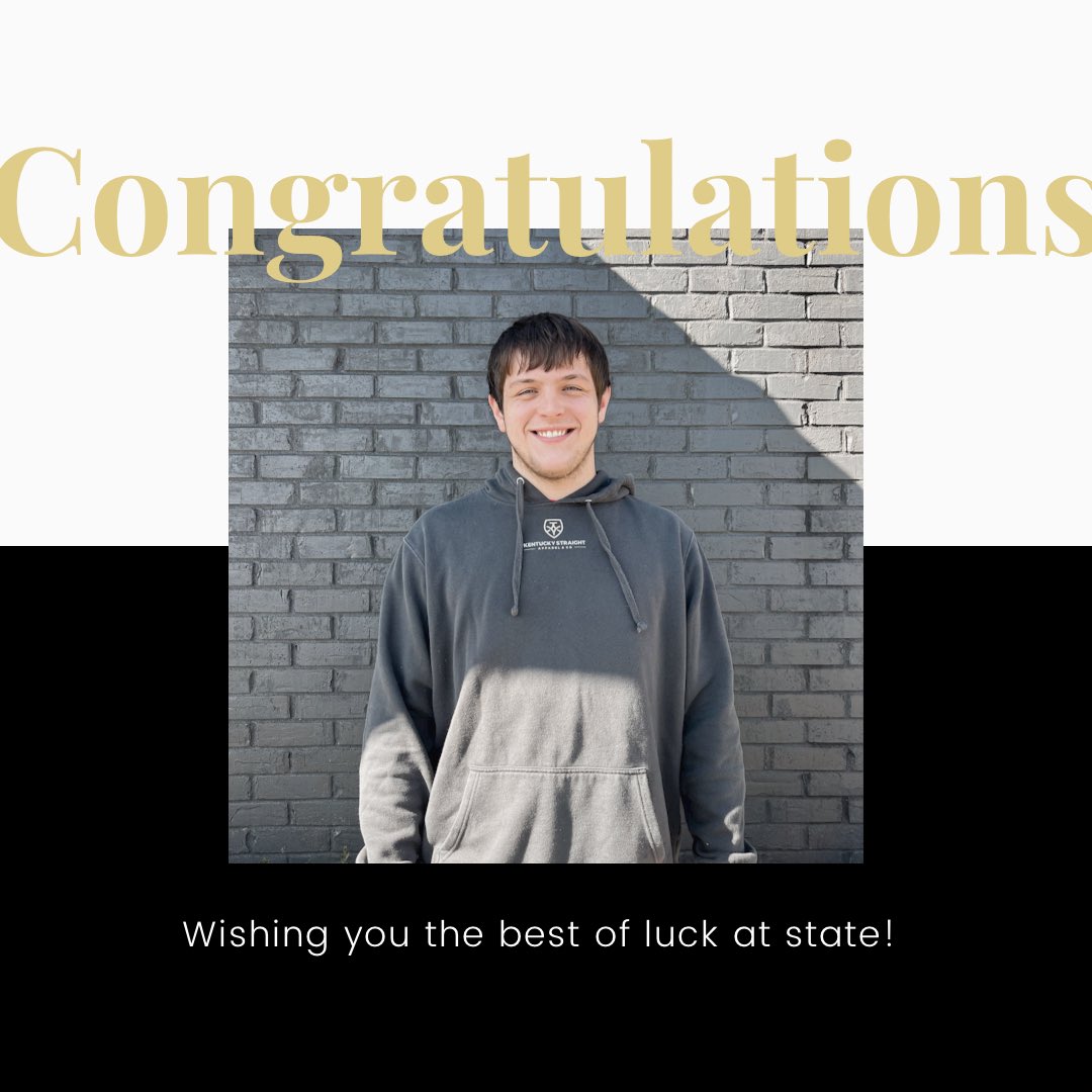 Kystraight's tweet photo. Huge congrats to Brandon as he will be heading to state for wrestling at the end of this week!!! We are very proud of this co-op student of ours.🥳 https://t.co/AHtMm7kwTy