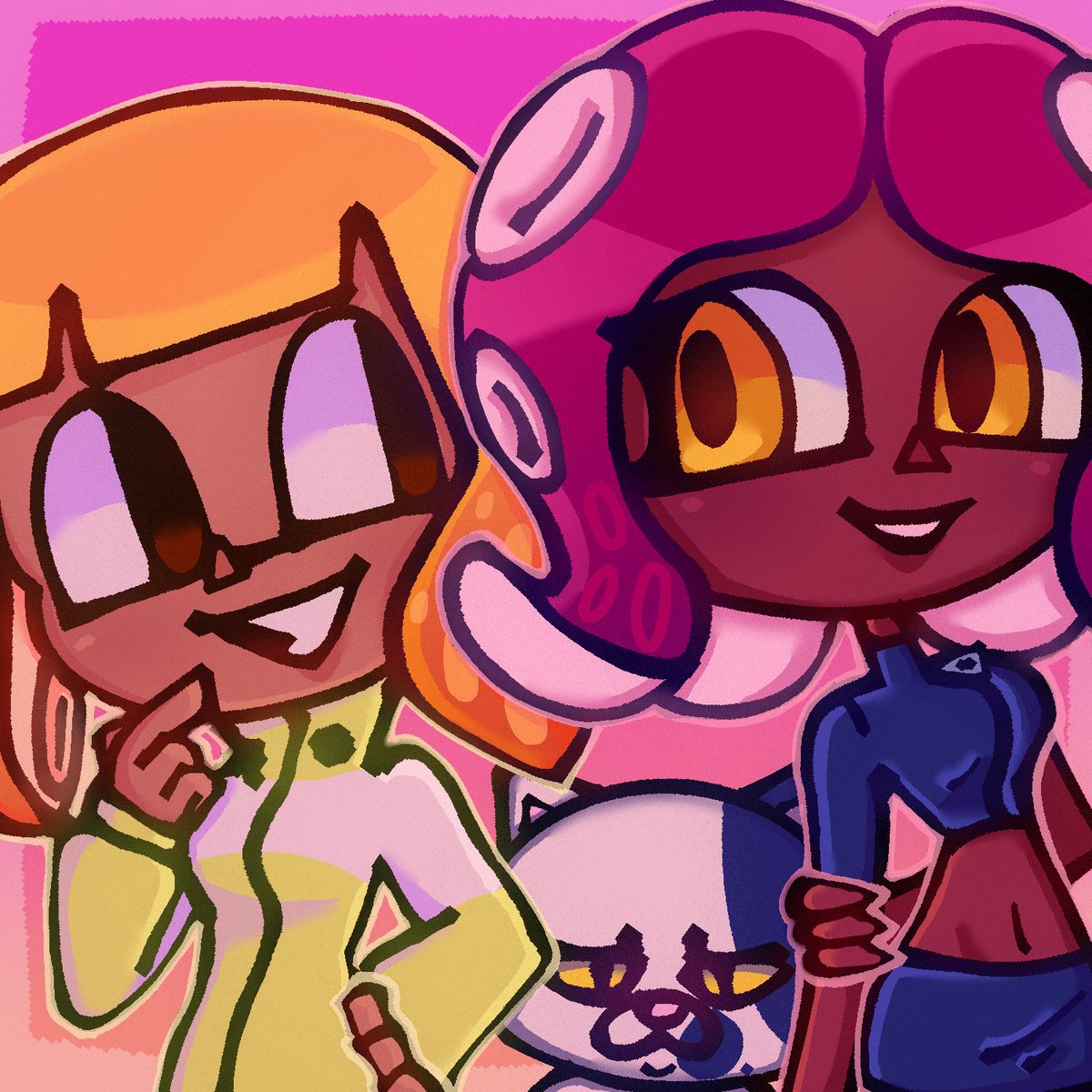 NaranjaTiny's tweet photo. 💛🩷
#Splatoon2 #fanart #Splatoon2fanart #art #smallartist #agent8 #agent4 #digitaldrawing https://t.co/gzV4V7A8qZ