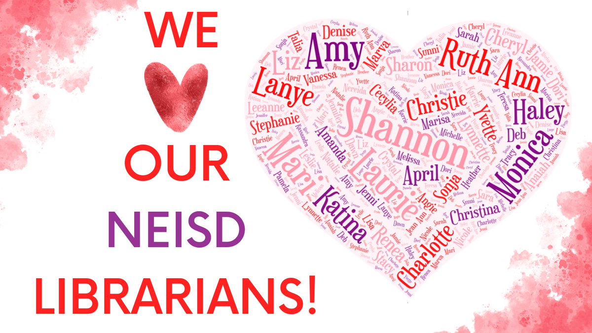 We LOVE and cherish our positively impactful NEISD librarians! You never cease to AMAZE us with your thoughtful work and dedication to our students! @wegopublic @NEISD @Ravae96