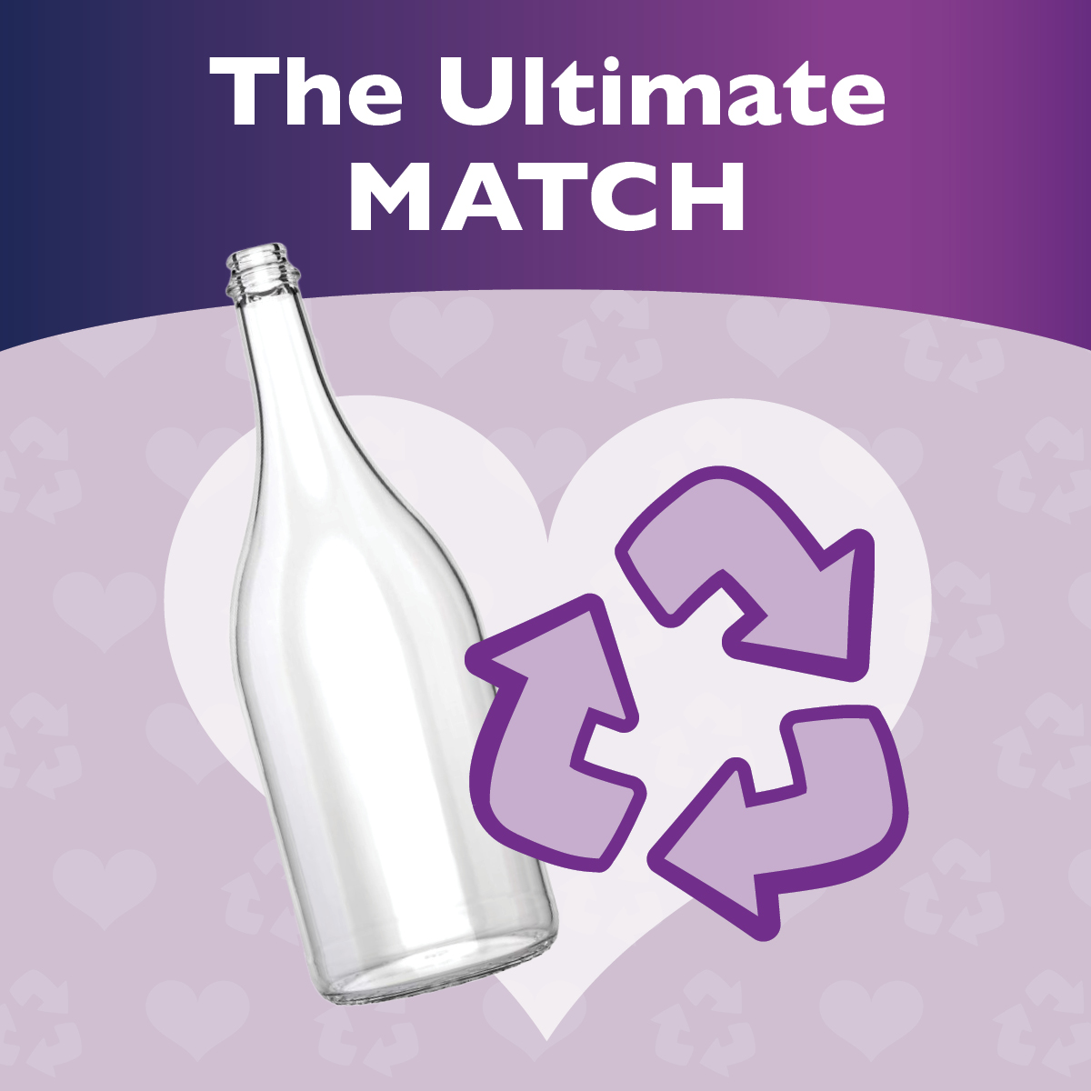 Glass is 100% and infinitely recyclable - meaning it can be recycled over and over again without a loss in quality. Now that's a #perfectmatch! #valentinesday #thatslove #chooseglass #packaginglove