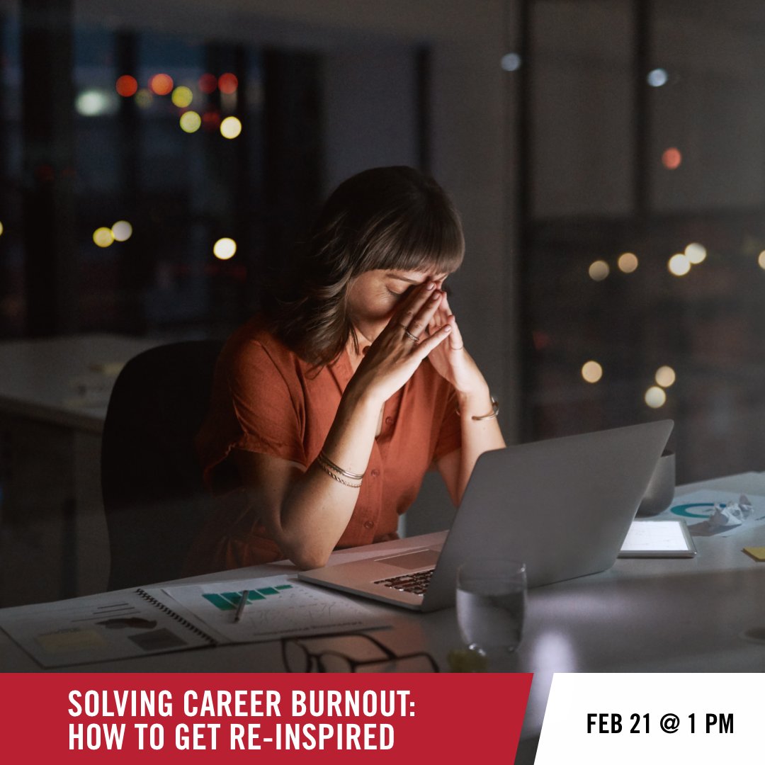 Feeling burnt out, stressed, or less energized at work? Even when you are in a job you enjoy, this can happen to you. Join us on February 21st as Hallie Crawford discusses how to handle this and provides ways to re-charge! Register today; godaw.gs/b0Z050Qwlzc