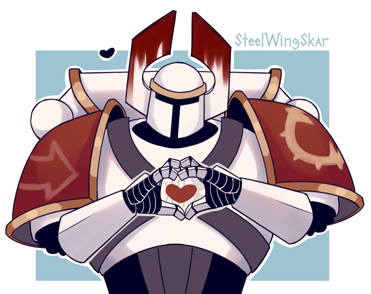 I don't have anything new for #ValentinesDay, but please accept a small heart from this World Eater and be happy 🥰

#warhammer40k #WarhammerCommunity #worldeaters