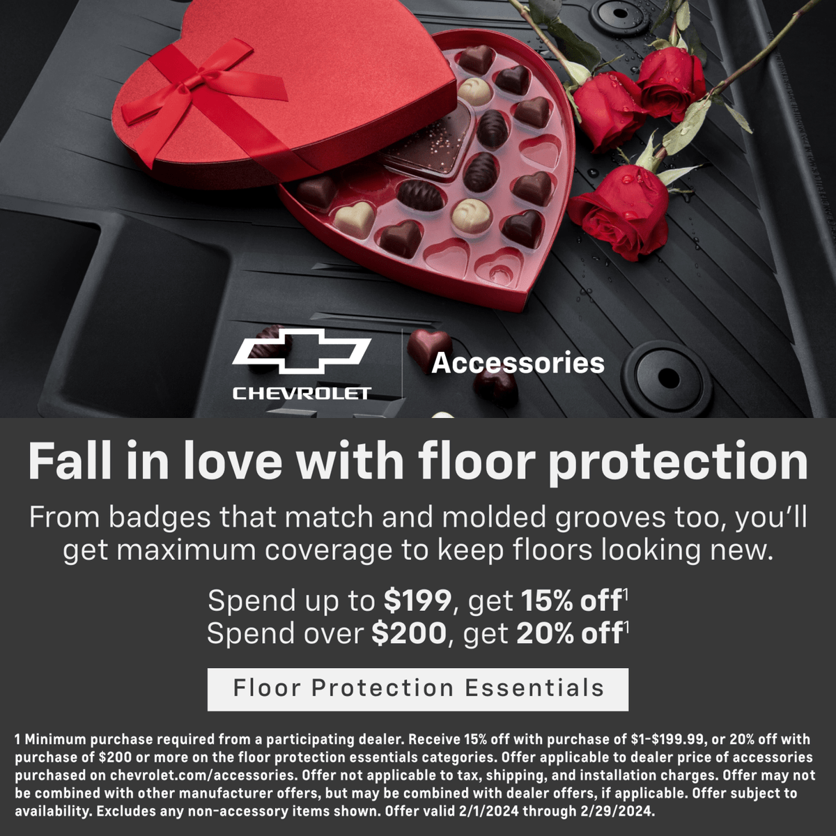 CioccaAC's tweet photo. Happy Valentines Day from Ciocca Atlantic City !

Get 15 or 20% off floor protection and keep your vehicle looking new!

https://t.co/kY6LqHrVep

#cioccaonsocial #chevrolet #atlanticcity #chevy #valentines #service #chevyparts https://t.co/pzJbJV06Kb