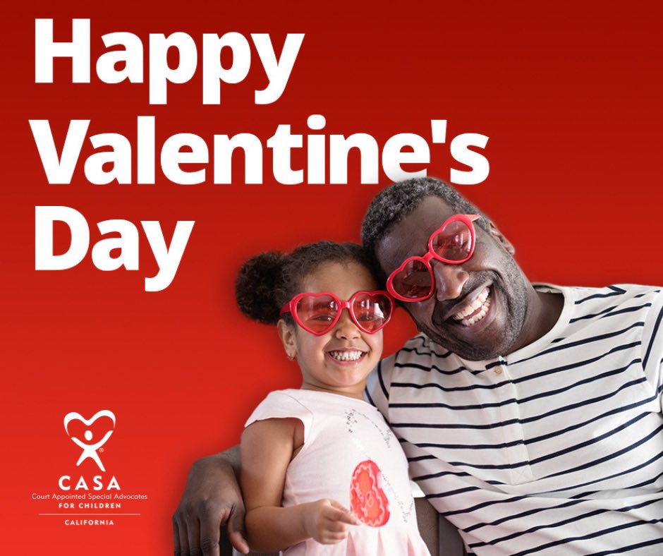 Love is in the air! Happy Valentine's Day!💘 Thank you to all of our CASA volunteers who provide love and support to their CASA youth. We could not be more grateful. 💖 Wishing you a day filled with warmth, joy, and cherished moments. #ValentinesDay