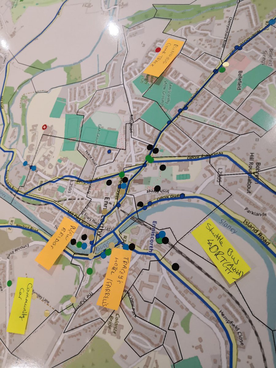 Very happy with how our 2 community mapping events in Enniscorthy went for @Conundrum_SFI with @RachelMcArdle19 & @K1Hosseini. Thank you to the wonderful community stakeholders who shared such rich insights with us. @niamhmcherry @kieranharrahill @brian_caulfield @UCD_Geography