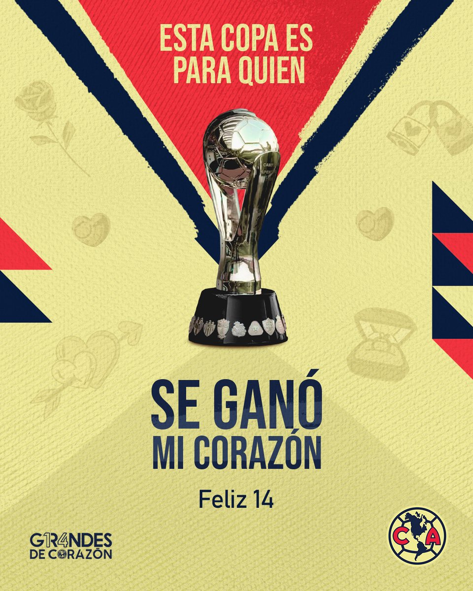 ¡Para ti que ganas en cada jornada! ♥️🗓️

#GrandesDeCorazón💙💛