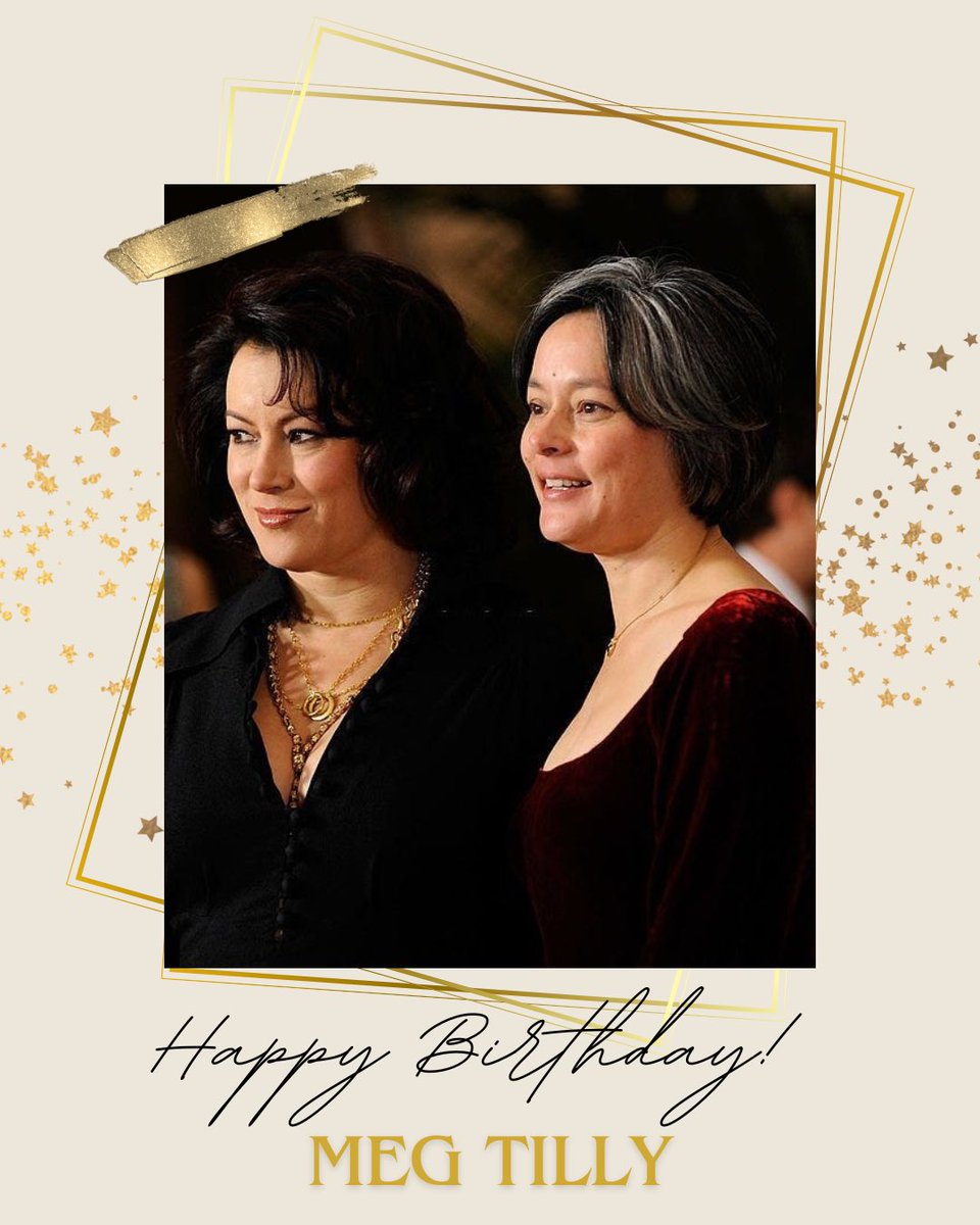 tiffjennifer1's tweet photo. Happy birhday Meg Tilly! ❤️  #jennifertilly #actress #voiceactress #playerpoker #movie #megtilly #HappyBirthday https://t.co/lKbywdlE9e