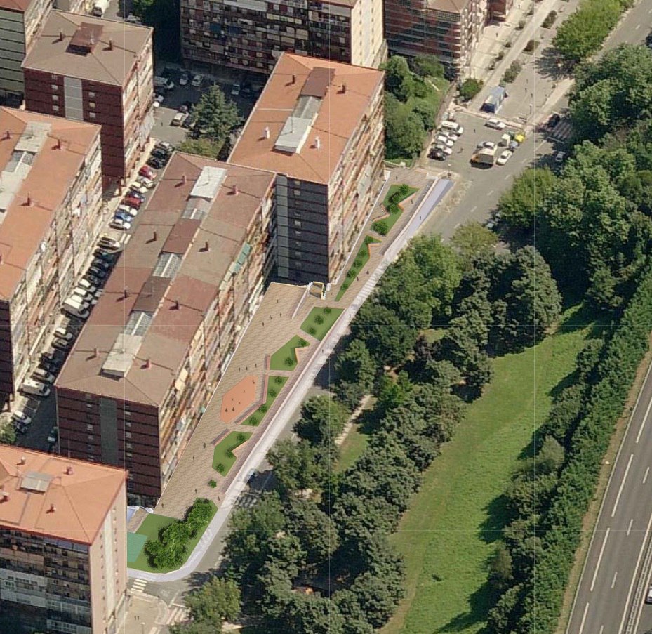 AizpeaOM's tweet photo. Seguimos avanzando en la transformación de la calle #Beraun.
Habilitado el parking, el lunes empiezan las obras para la construcción de las dos nuevas plazas (números 5-15).
1.700m2 para las personas, con lugares de estancia, zona de juegos infantiles y más vegetación. https://t.co/2toWzfTpxL