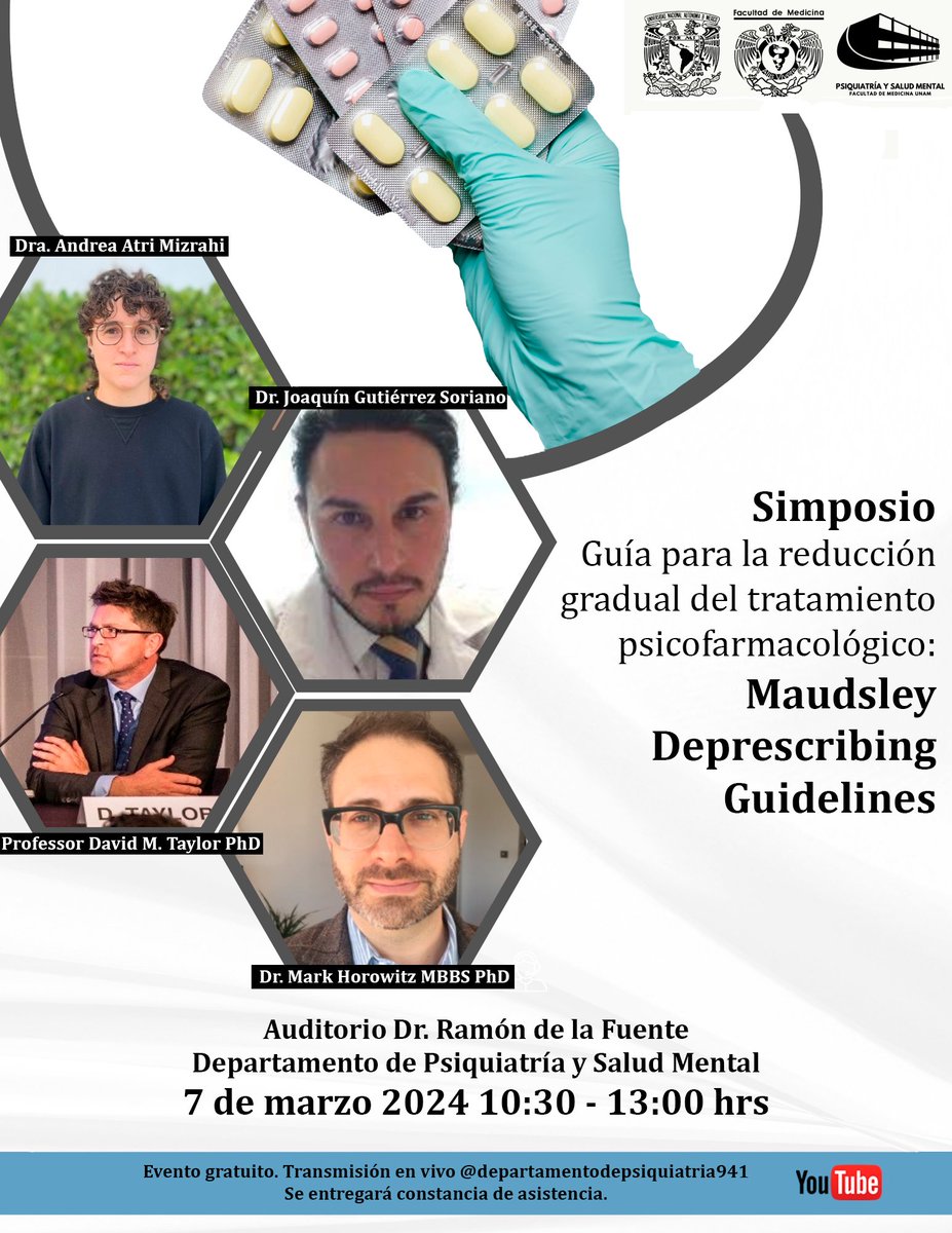En 2023, la Organización Mundial de la Salud y las Naciones Unidas recalcaron la importancia del derecho de los pacientes a suspender el tratamiento y la necesidad de recibir apoyo para hacerlo.

El "Manual para Deprescribir de Maudsley" llena un vacío importante...
