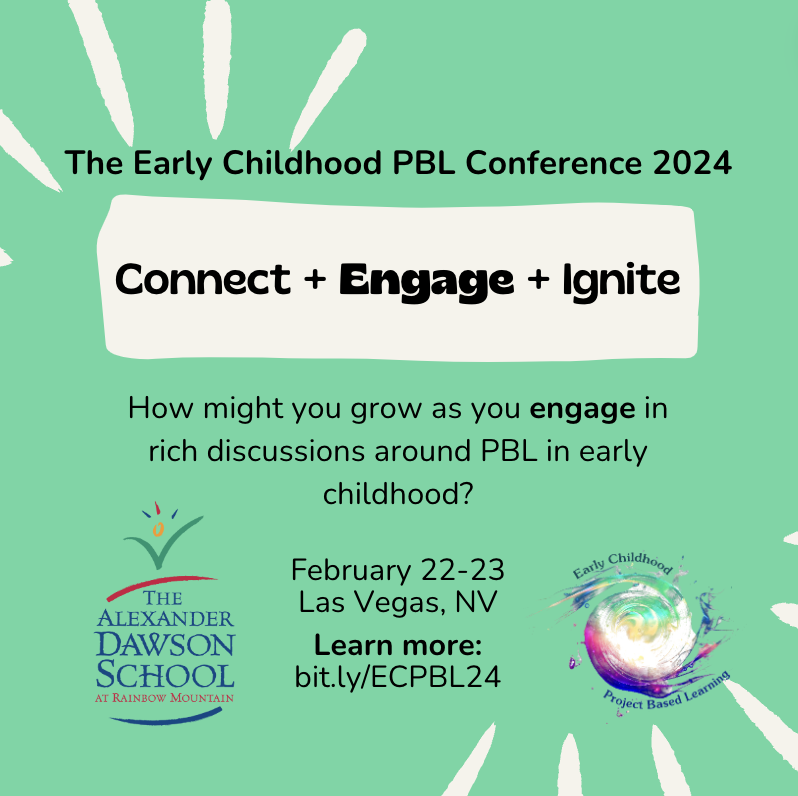 Join us at #ECPBL24 to ENGAGE in rich discussions that highlight diverse perspectives of PBL and the impact of PBL in a variety of early childhood settings. Engage young learners by incorporating voice & choice in projects. Learn more in our blog here. bit.ly/ECPBLVoiceChoi…