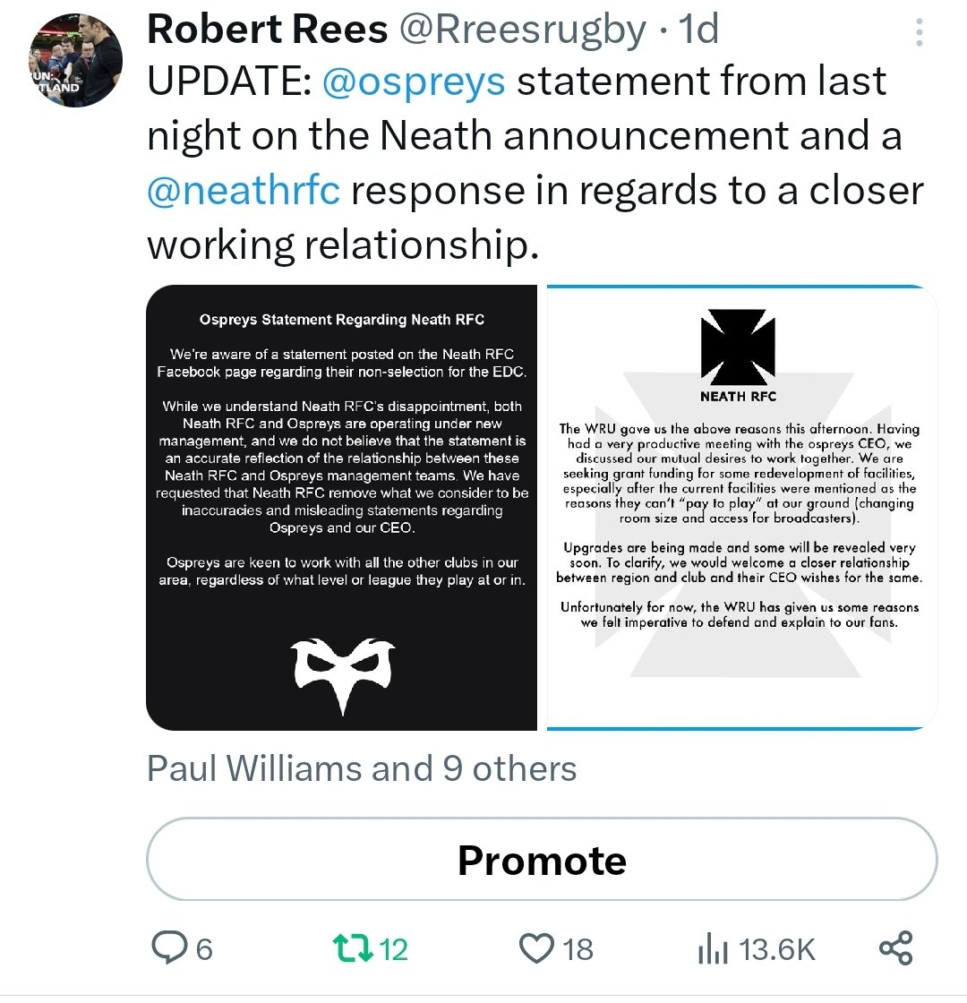 Nearly 150k views on 4 @WelshPremRugby posts. 

Want to add <a href="/IndigoGroup/">The Indigo Group</a> Prem coverage to your website/print repertoire? Then get in touch. ✍️ 

Strong opinion, exclusives, regular news, weekly updates. 🏉