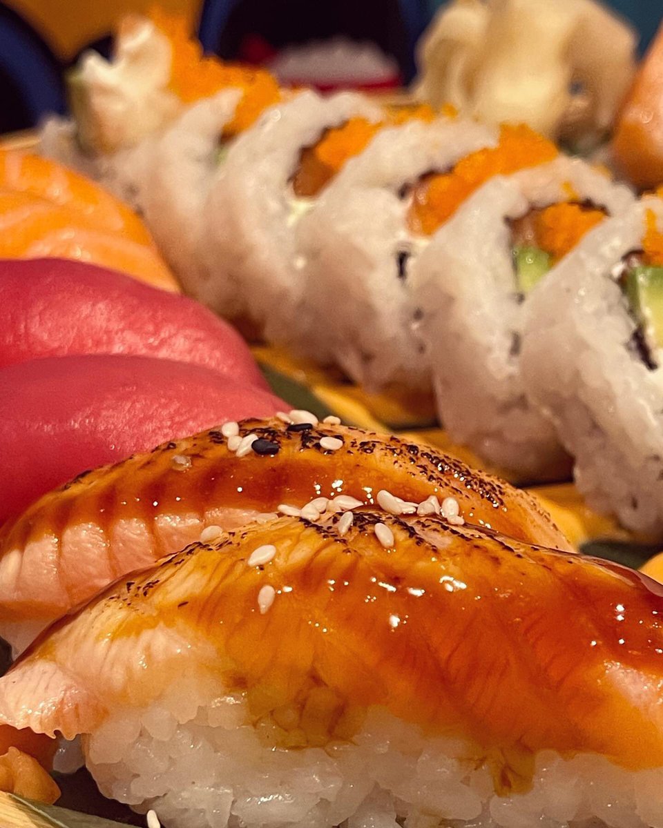 #New #Sushi 🍣 - We will be trialling our Sushi offering from Thursday (15th Feb) at #Swinton and some cooked Japanese #smallplates from Friday 16th to Sunday 18th February. Head to our website to reserve a table or to place a takeout order online for #collection or #delivery.