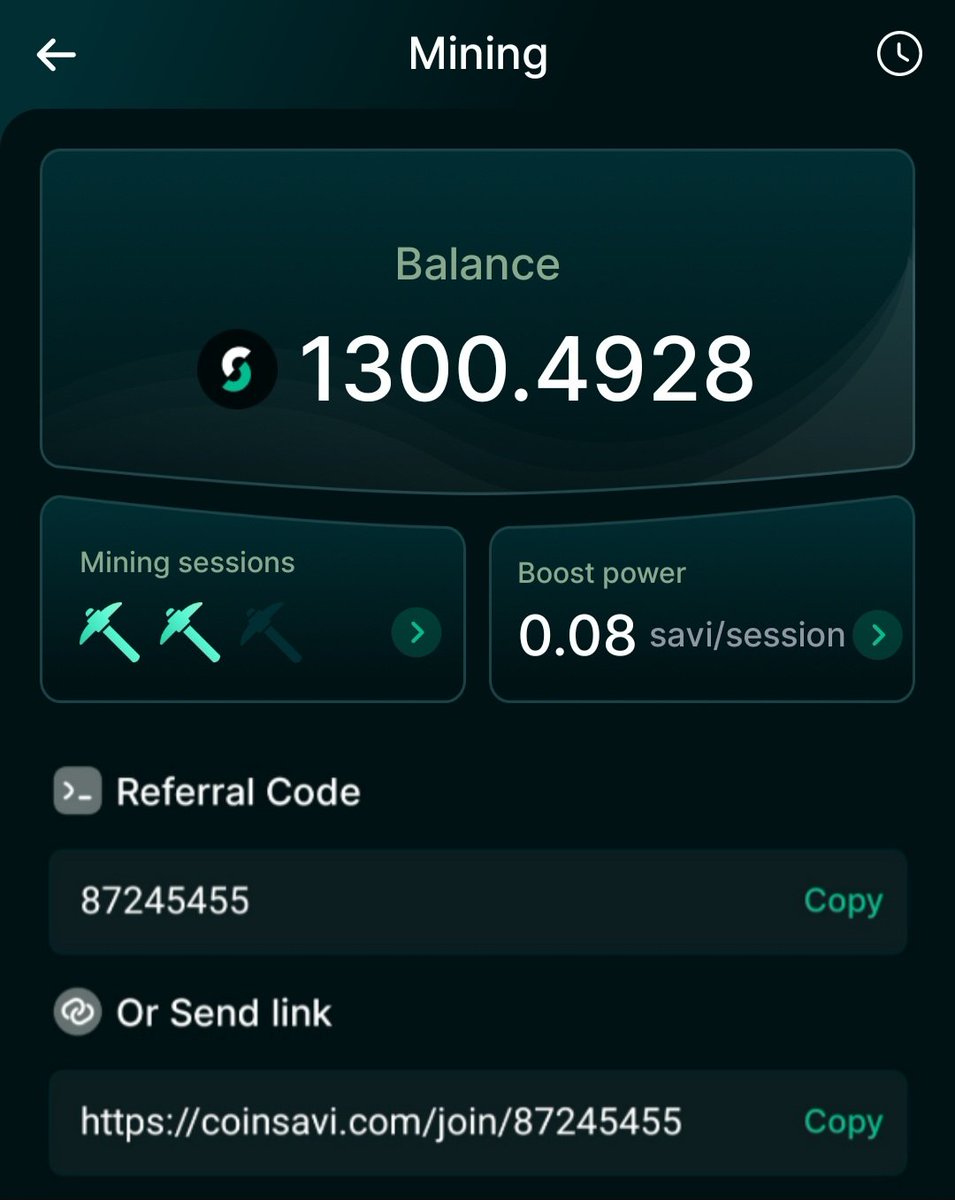 SAVI Token Mining ⚒ is among the crypto airdrops you should be accumulating  on daily, completely free 💯 ✔️ Download 