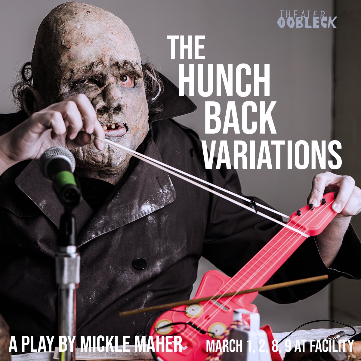 Well that sold out really quickly! So we have added Sunday matinees to the run, March 3 &amp; 10, 3pm. Snap up your tix today to see Diana Slickman and Colm O'Reilly in Mickle Maher's "The Hunchback Variations." tickettailor.com/events/theater…