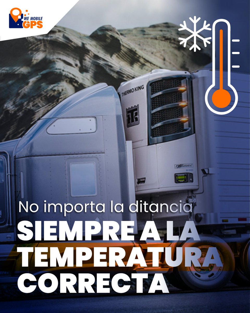 WeMobileMX's tweet photo. ¡Cada grado importa! 🌡️

Con nuestro innovador dispositivo, puedes asegurarte de que la temperatura en la caja de tu vehículo se mantenga siempre en el rango adecuado.

#GPSWeMobile #Telemetría #Control #Monitoreo https://t.co/JOnwGoM7sL