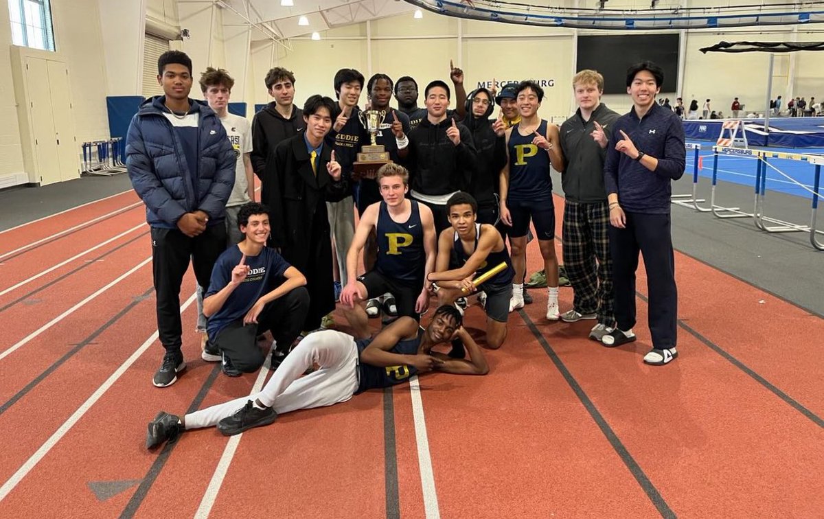 Peddie Boys’ Indoor Track & Field took home the 2023-24 MAPL Championship last weekend! Congratulations, boys! @AthleticsPeddie