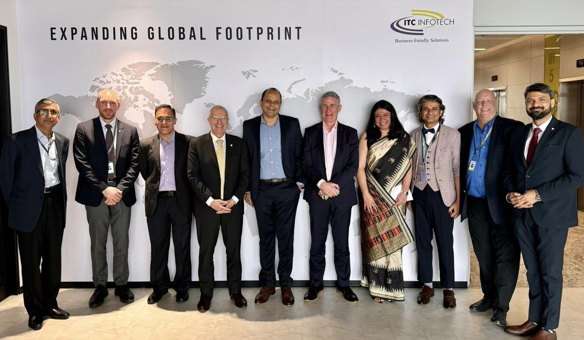 VictorFedeli's tweet photo. Wonderful to reconnect with @itcinfotech in booming #Bengaluru to learn how we can continue to support their success in #Ontario!

They’re a global tech leader offering IT consulting solutions.

It was excellent to learn more about their expanding global footprint. https://t.co/wvJQl8n1Ir