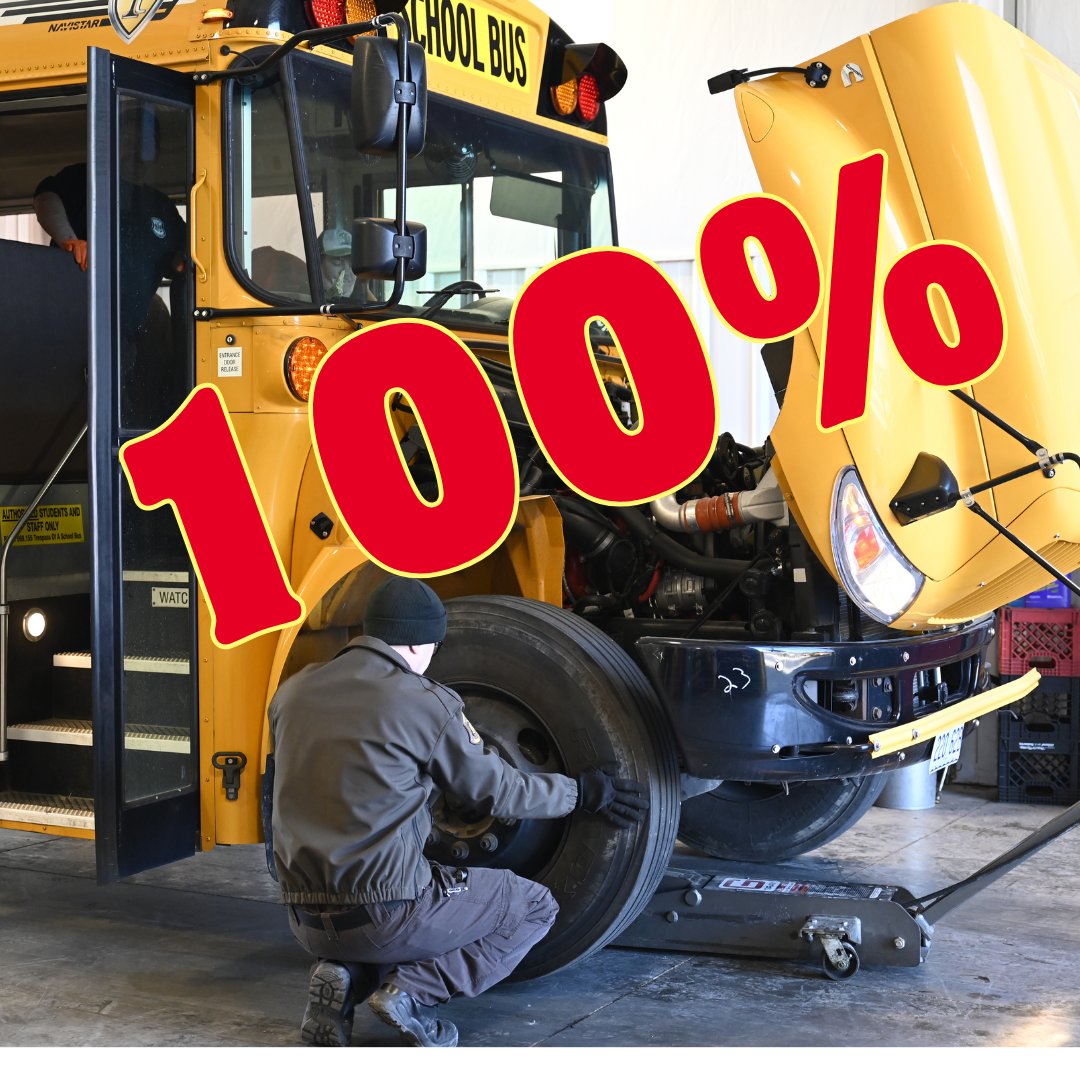 We thank everyone in the transportation department for ensuring our buses were ready for inspection. You don't get a great score from the Missouri State Highway Patrol without a team effort. #KeepingKidsSafe #GoBlackcats @BlackcatDrivers @DrClintFreeman @JoeFWillis