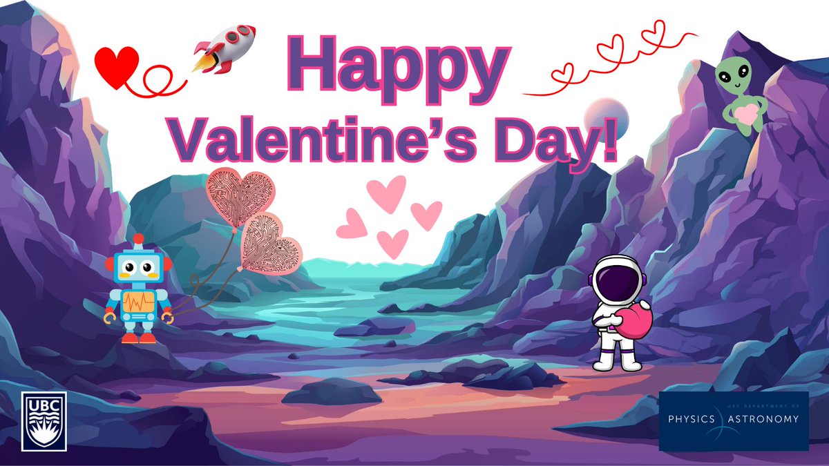 UBCphas's tweet image. Happy Valentine's Day! We love that you love physics &amp;amp; astronomy! Here is a link to some of our favourite physics symmetrymagazine.org/article/physic… love poems for you 😍 @ubc @ubcscience @ubcengineering @ams_ubc #sciencelove #physics #astronomy