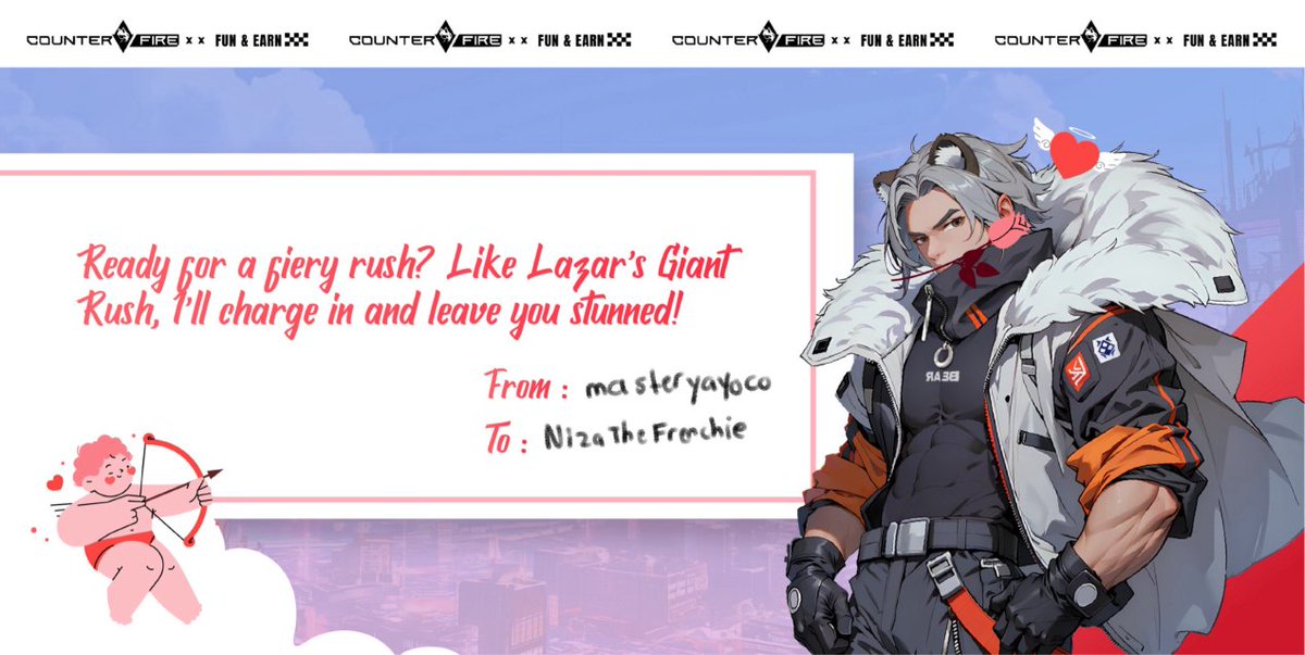 MasterYayoco's tweet photo. I want to send this Valentines Card💝 to my friend , I wish you the best always!🐶 @NizaTheFrenchie #CounterFireWithLove https://t.co/cVevkp7iLJ