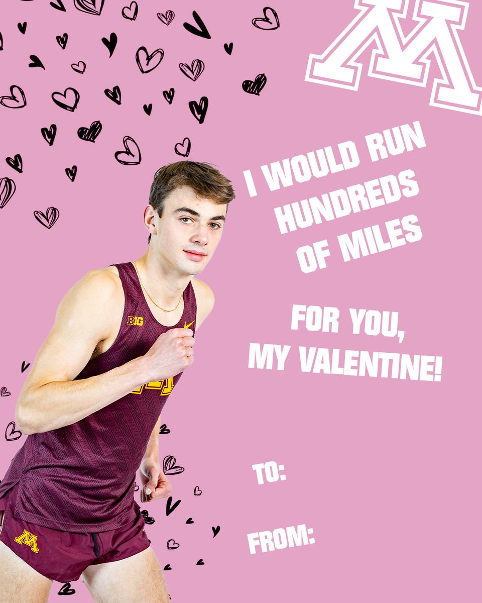 Happy #ValentinesDay 🫶 

#Gophers | #ncaaTF