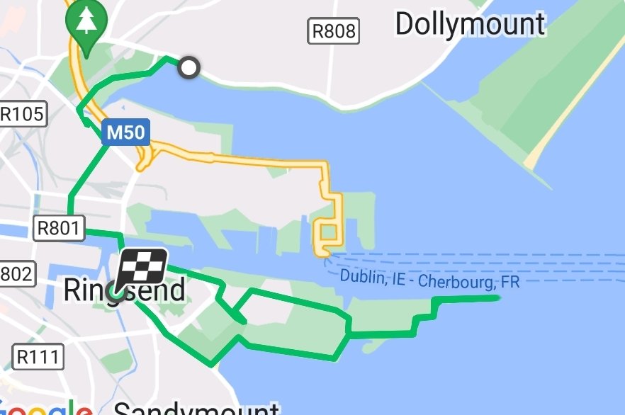 Walked from #Clontarf, through East Wall, Eastlink, through Poolbeg, the South Wall and back by Shelly Banks, into Irishtown and Ringsend,  bus home...
Salty, gritty, smelly, windy, friendly, watery... #Dublin at its best! Photos to follow...