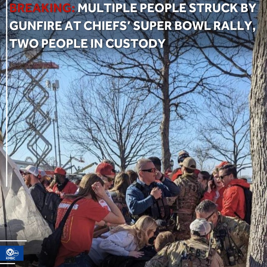 Police have now confirmed that 'several' people were struck by gunfire in a shooting at the Chiefs Victory Rally.
Live Alerts and Updates: tinyurl.com/yscx3yfn