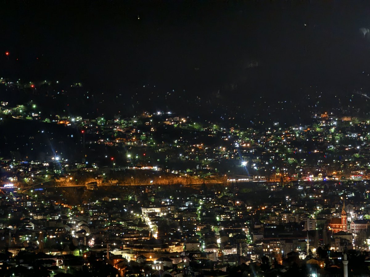 Sarajevo at night 💜