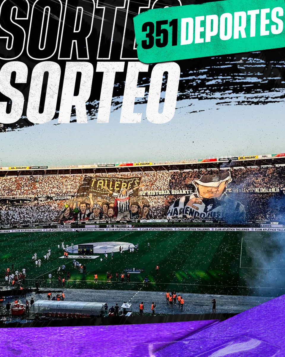 🎉 ¡Atentos, hinchas de #TALLERES!

🤩 ¡Sorteo express en #351Deportes!

🎟️ ¡Sorteamos DOS PLATEAS para el encuentro del "Matador" frente a #ArgentinosJrs!

🤔 ¿Cómo participar?
✅ Seguí a <a href="/351Deportes/">351 Deportes</a>
✅ Dale RT
✳️ ¡Si participas en Instagram y en Facebook sumas chances!