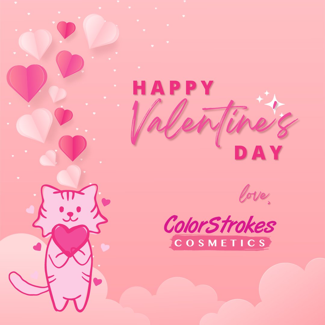 ColorstrokesMU's tweet image. Happy Valentines Day! ❤️💋💄
Sending you heaps of love and virtual hugs, because you deserve all the happiness in the world! 🤗💓🥰🌹