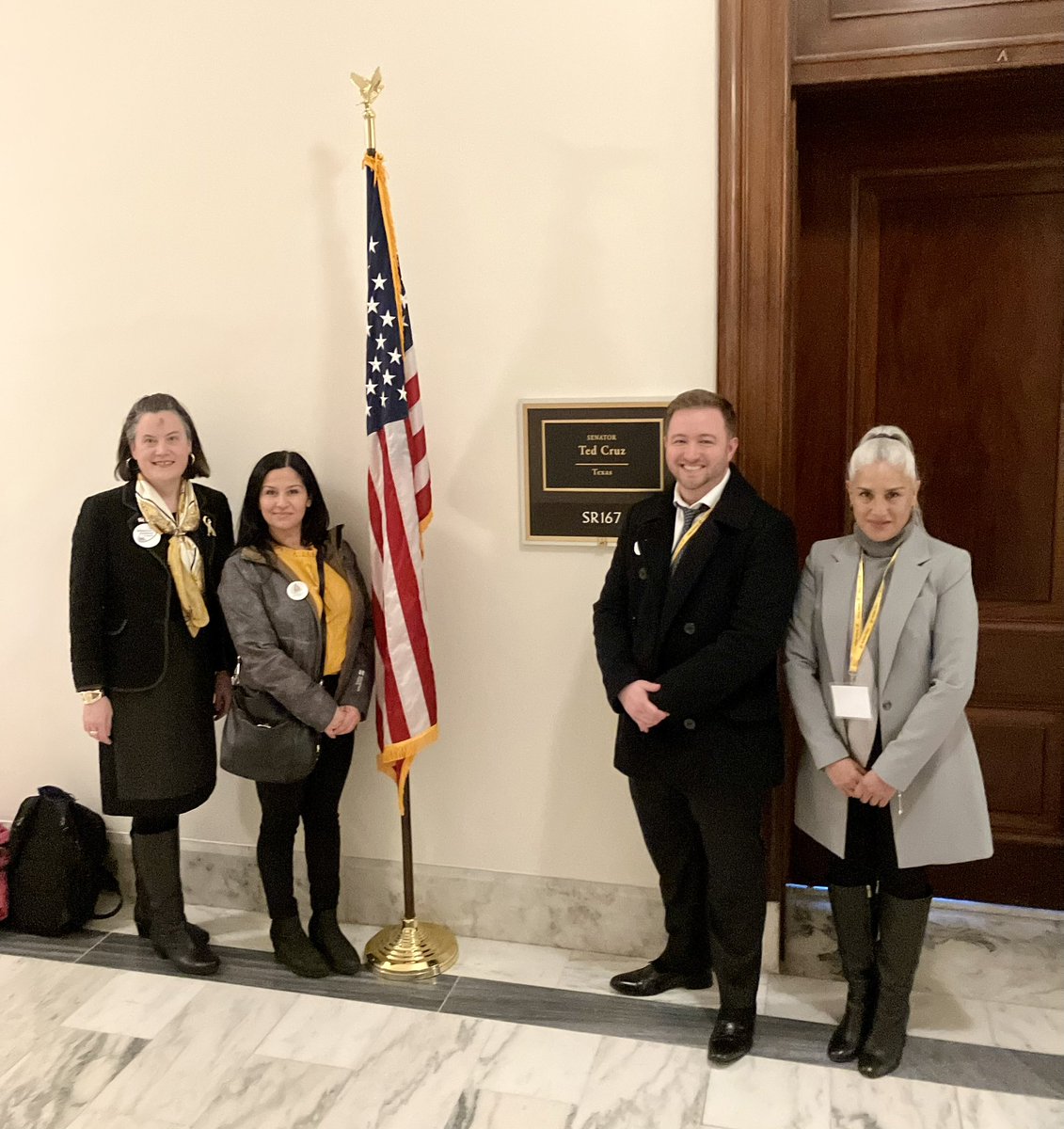 Enjoyed reconnecting with Natalie Chansolme in @SenTedCruz’s office this afternoon.

It’s a pleasure working together on legislation which advances the care of children with #cancer in #Texas and around the country. 

#ActionDays2024 #childhoodcancer #OncTwitter #pedcsm