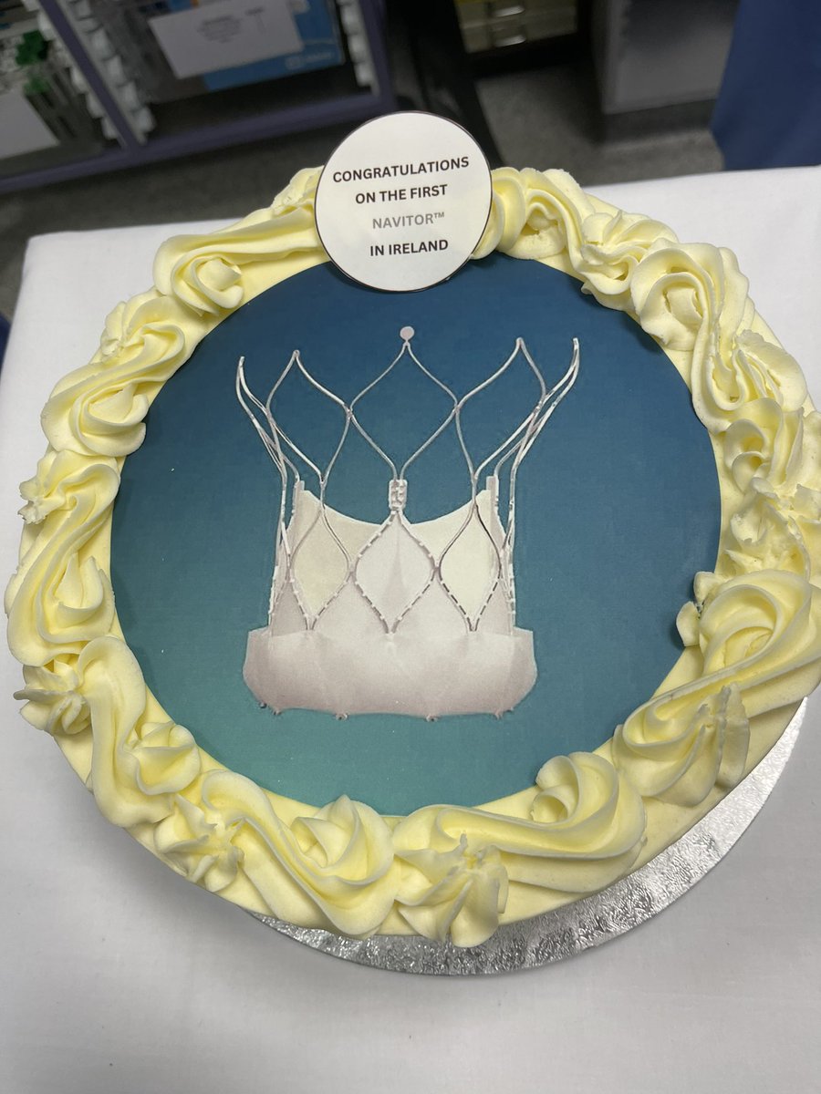 Congratulations Dr Saber Hassan and team @materprivate on first #Navitor #TAVI #TAVR in Ireland 🇮🇪 @AbbottNews