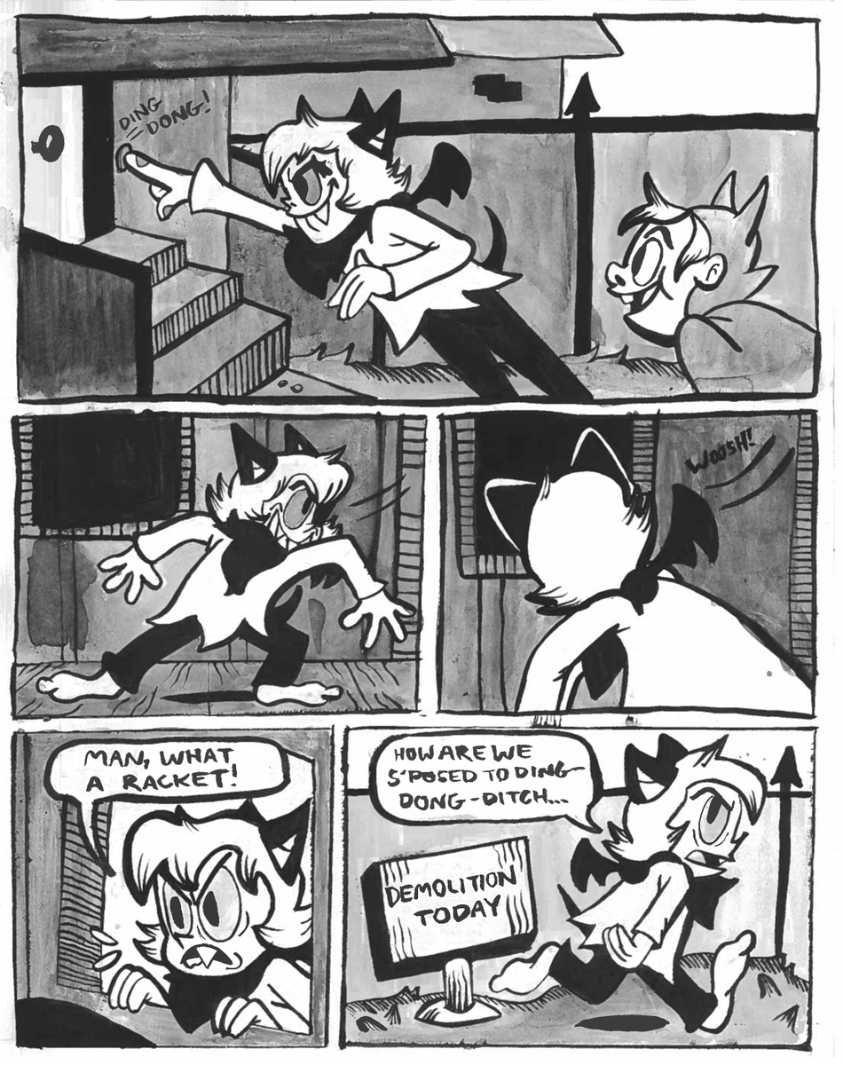 lksassi's tweet image. Happy Valentine's Day! Here's the first page of Little Lilith Issue 7. I'll be posting these weekly, and then they'll be uploaded to Itch. Thanks for sticking around! #comics