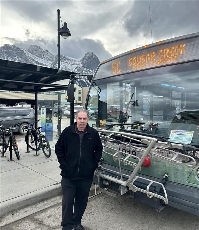 roamtransit's tweet photo. A heartfelt thank you to Chris Smyth as he makes his final route on February 15.
Chris has been driving for Roam Transit for 10 years, primarily on route 5C in Canmore. The countless safe journeys he has provided will always be remembered.
#Canmore #RoamTransit #TransitDriver https://t.co/GiH0O8CZ0j
