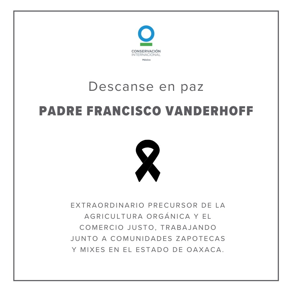 Lamentamos el fallecimiento del Padre Francisco Vanderhoff, una maravillosa persona de buena voluntad.

Nuestro corazón está con la gente del Istmo que le acompañó durante tantos años.