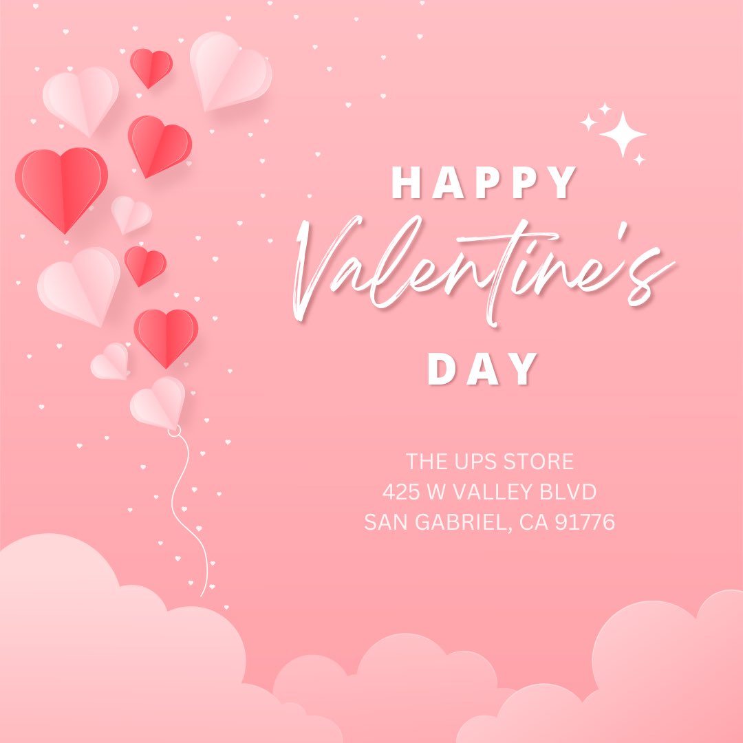 TheUPSStore7300's tweet image. Happy Valentine's Day ❤️
#TheUPSStore7300 #UPSStore #happyvalentinesday #valentinesday #shippingstore #shipping #printing #mailboxstore #dropoff #amazonreturns #amazonreturnstore