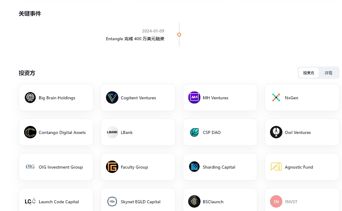 ⚡️紧急抽奖：Entangle白名单 X 5

跨链DeFi协议 <a href="/Entanglefi/">Entangle</a> 最近有点火，群友说有肉。他们已融资400万，Big Brain Holdings、Launch Code Capital、LBank Labs等一堆机构参投。抽5个WL，今晚8点开奖：

①关注 <a href="/Entanglefi/">Entangle</a> + <a href="/wenxue600/">链上达人</a> <a href="/kong_0313/">KONG中文社区</a>
②点赞转发+丢ETH地址