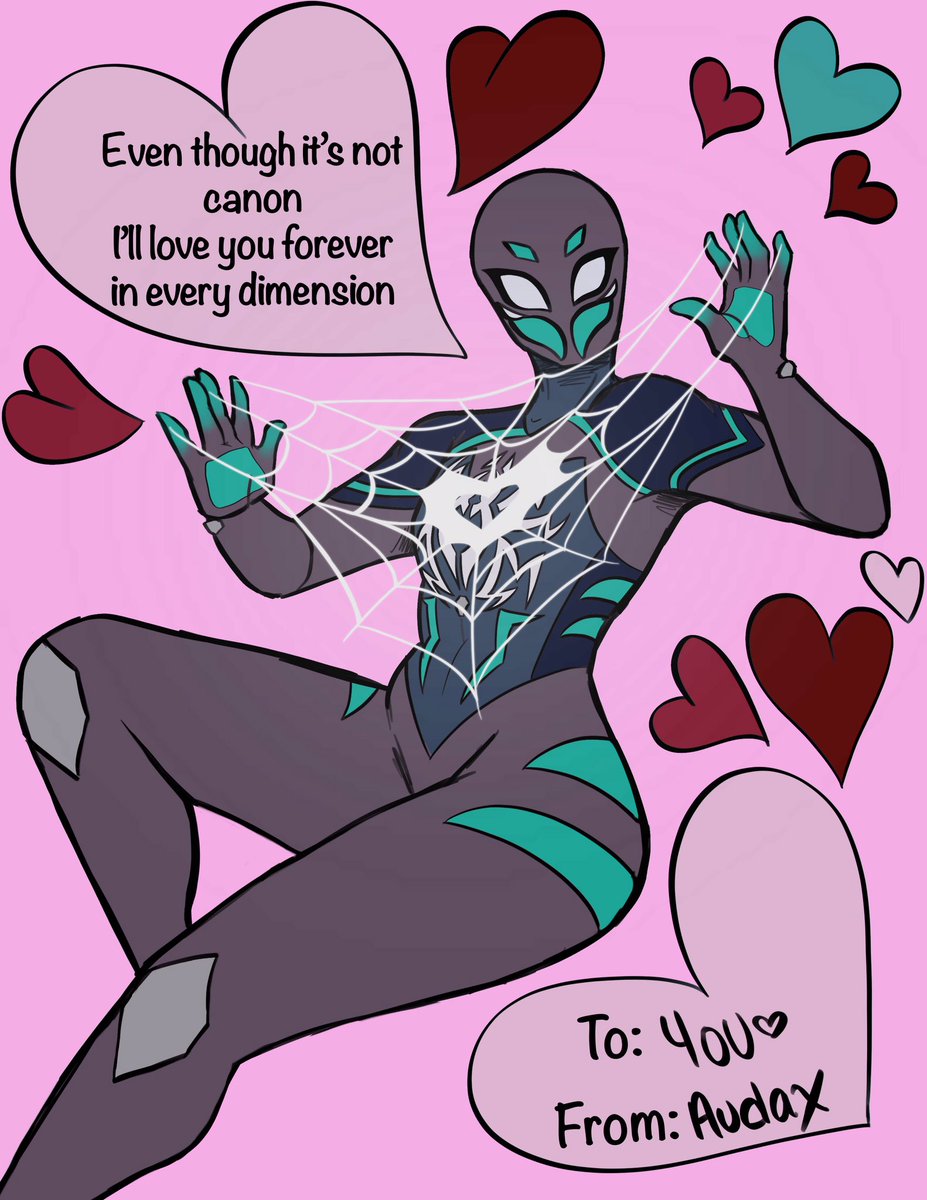 Vagabunnd_'s tweet photo. Day 3 of @webs0flovebaby !!!
Before day 2… I’ll finish it tomorrow. It’s a little more in depth than this. 
Would you go on a date with them?
#websoflove #spidersona #spidermanoc https://t.co/b38Bj8a8TC