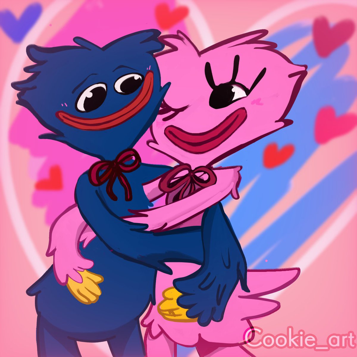 Happy Valentine's Day!!💖💙✨

#PoppyPlaytimefanart #huggywuggy #KissyMissy #huggywuggyxkissymissy #HugsAndKisses #PoppyPlaytime