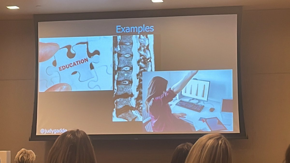 The_ASSR's tweet photo. Everyone can learn from @JudyGadde, who is sharing tips with the Women with Spine session at #ASSR24 on how to pursue passions 

@WendeNGibbs @KSeifertMD https://t.co/K3O2qZizUG
