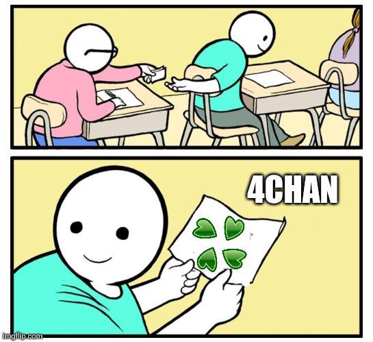 entry4chan's tweet photo. We always have that friend giving us alphas! #4CHAN 🍀

Buy the rumour, sell the news? or more like Buy the clover and save it 😏🍀 @entry4chan 

#4CHAN #SOL #CRYPTO #SOLANA #RAYDIUM https://t.co/JA5XtrH40h