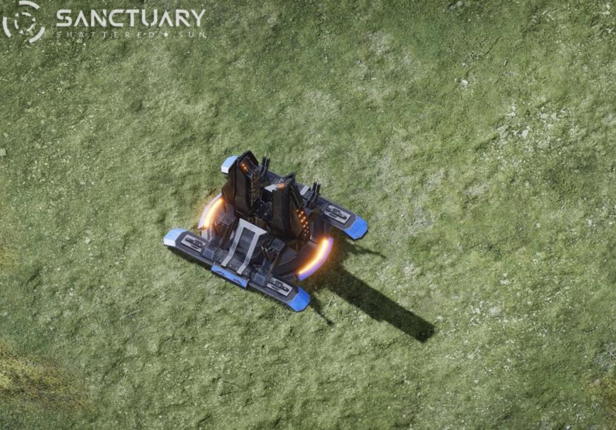 SanctuaryRTS's tweet photo. Meet the T2 Anti Drone Structure! These defensive structures aren’t able to damage normal units but are fantastic against drones.

#demo #gamedevelopment #IndieGameDev #indiegaming #indiegames #realtimestrategy https://t.co/fXjqu6fAWy