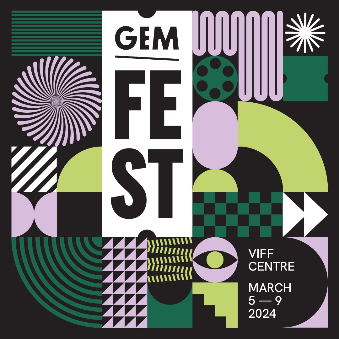 Celebrate the 19th annual GEMFest - @GEMSVancouver signature event - with a festival pass! Discover 37 films spanning narrative, documentary, experimental, and animation genres. Plus artist talks, panels and more! In person from March 5-9 🎟️ Passes at gemsfest.eventive.org/welcome