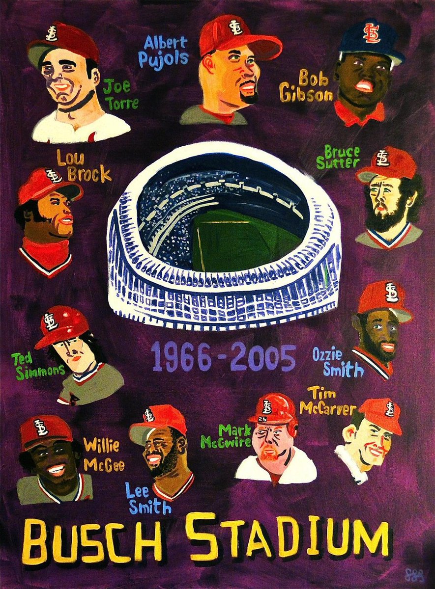 We are so blessed to follow a team so steeped in history and the memories created... and this was just between 1966 and 2005! #STLCards