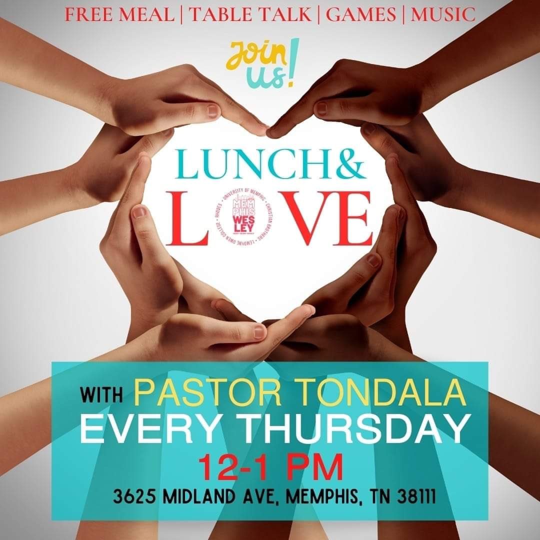 WesleyatMemphis's tweet photo. Tomorrow is lunch and love don’t forget! https://t.co/cvePRo7MYo